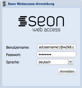 Seon webaccess login with domain user.png